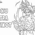 goku ultra instinct mastered coloring pages1