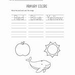 primary colors worksheet2