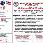 what types of events does california usa wrestling offer in english3