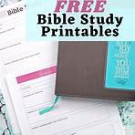 are there printables for studying the bible free4