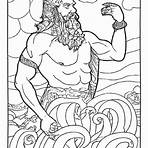poseidon deus grego desenho fácil3