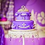 faixa para colocar ao redor do bolo princesa sofia2