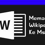 situs wikipedia indonesia yang baik dan benar di word adalah1