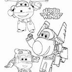 desenho do jet super wings para colorir4