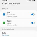 how do i remove a connection between my sim card & phone device settings4