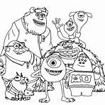 monsters university coloring sheets3