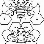desenho de abelha rainha5