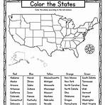 maps of the united states of america for kids worksheets4