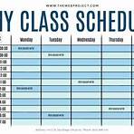 how to create a school schedule sample template1