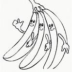 imágenes de bananas para colorear4