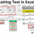 how do you write a font reference in excel2