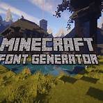 what is the best font for a small text generator minecraft4