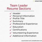 team leader responsibilities tasks for resume4
