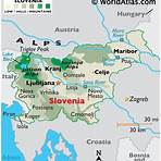 slovenia map in europe1