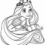 princesa rapunzel para colorir4