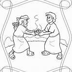 jacob and esau coloring pages bible crafts4