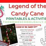 what is the legend of the candy cane poem for kids worksheets free my name is1