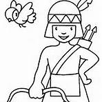 native american night before christmas coloring sheets for kids3