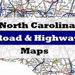 nc map north carolina with cities and highways2