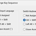 is there a command key on a windows keyboard to change the language3