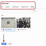 how to embed a youtube video in google website presentation1