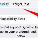 how to change the font size on iphone4