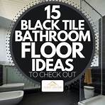 seamless simple black and white damask pattern tile floor entrance doors2