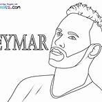imágenes de neymar para colorear3
