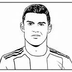 cristiano ronaldo no real madrid para colorir2