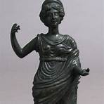 a byzantine woman statue made of iron3