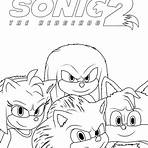 sonic o filme para colorir5