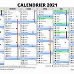calendrier 2021 avec numéro de semaine2
