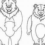 urso pardo desenho para colorir3