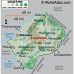 lesotho africa on map1