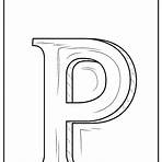 printable letter p coloring pages3
