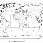 world map outline printable4