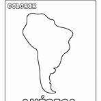 mapa do sul americano para colorir1