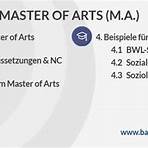 master of arts studiengänge liste3