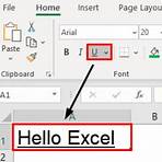 how do you write a font reference in excel4