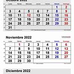 calendario noviembre 2022 excel2