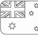 bandeira de austrália para colorir1