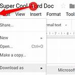 How do I convert a Google Doc to a document?2