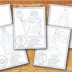 How do I download all 12 Greek god and goddess coloring pages?4
