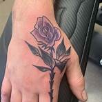 rose tattoo on hand3