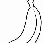 imagen de banana para imprimir2
