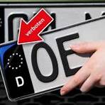 european registration plate size chart5