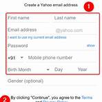 how to create new email id in yahoo1