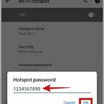how do i reset my android hotspot password3