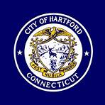 hartford county connecticut united states of america flag map1