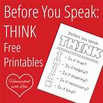 free pictures of people thinking before they speak spanish pdf printable2